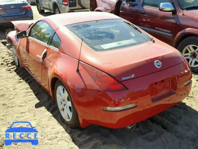 2003 NISSAN 350Z COUPE JN1AZ34D13T119822 image 2