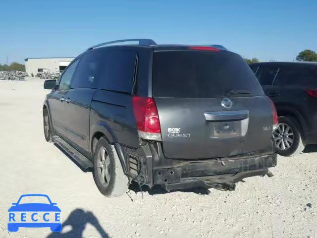 2007 NISSAN QUEST S 5N1BV28U07N116045 Bild 2