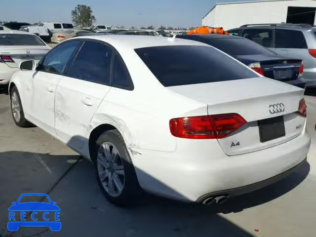 2010 AUDI A4 PREMIUM WAUAFAFL2AN007074 зображення 2