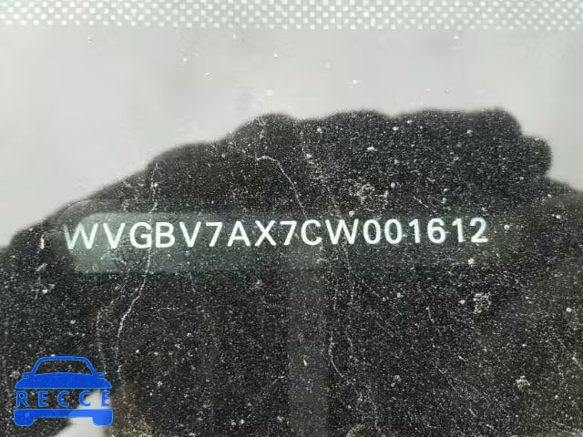 2012 VOLKSWAGEN TIGUAN S WVGBV7AX7CW001612 зображення 9