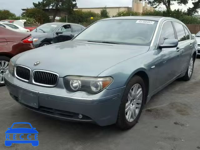 2002 BMW 745 LI WBAGN63432DR03978 image 1