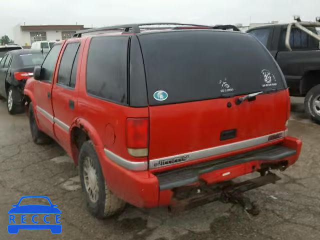 1999 GMC ENVOY 1GKDT13W8X2509268 image 2