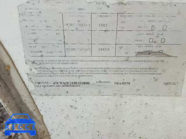 2004 ARGO TRAVELTRAI 47CTA1L215L112890 image 9