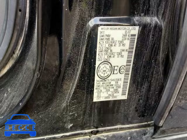 2007 NISSAN XTERRA OFF 5N1AN08W77C541565 image 9