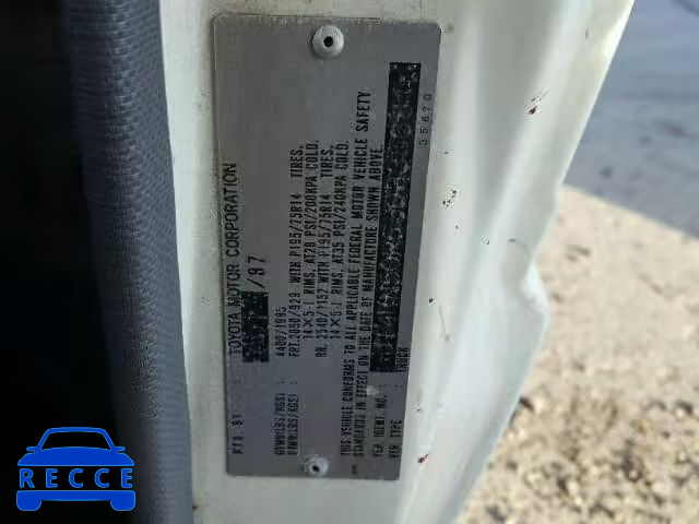 1988 TOYOTA PICKUP 1/2 JT4RN50R5J0335681 image 9