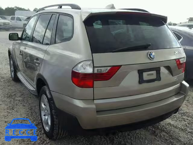 2008 BMW X3 WBXPC93418WJ16974 image 2