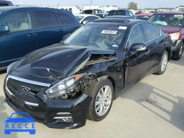 2014 INFINITI Q50 BASE JN1BV7APXEM673895 зображення 1