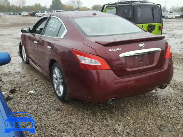 2011 NISSAN MAXIMA S 1N4AA5AP2BC810425 зображення 2