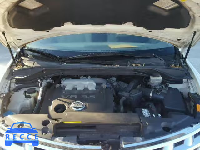 2005 NISSAN MURANO SL JN8AZ08W45W418511 image 6