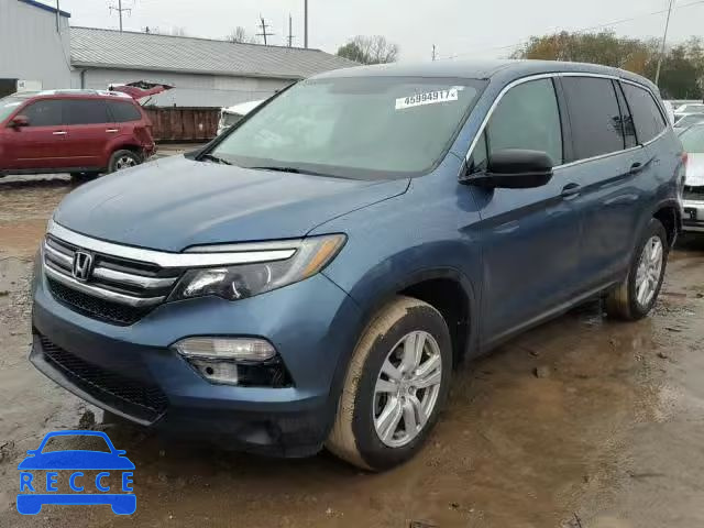 2016 HONDA PILOT LX 5FNYF6H13GB014553 image 1