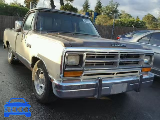 1987 DODGE D-SERIES D 1B7HD14T1HS405253 зображення 0