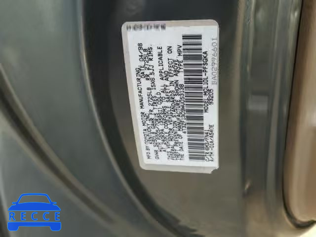 1998 TOYOTA SIENNA LE 4T3ZF13C9WU053138 image 9