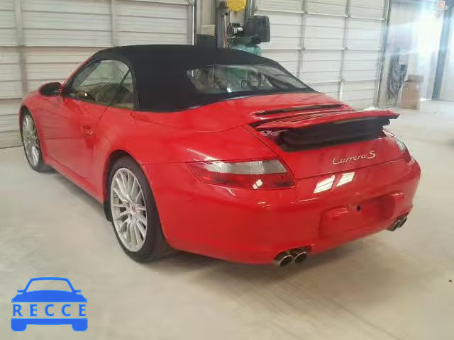 2007 PORSCHE 911 CARRER WP0CB29947S776571 зображення 2