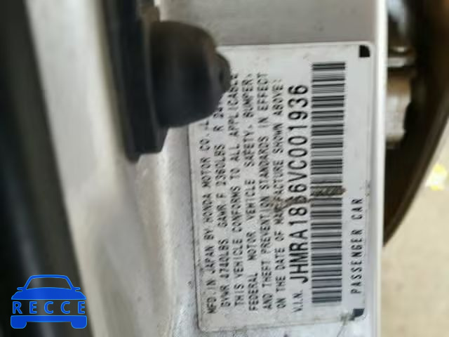 1997 HONDA ODYSSEY BA JHMRA1866VC001936 зображення 9