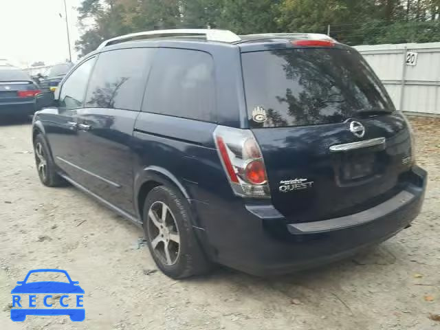 2007 NISSAN QUEST S 5N1BV28UX7N138733 Bild 2