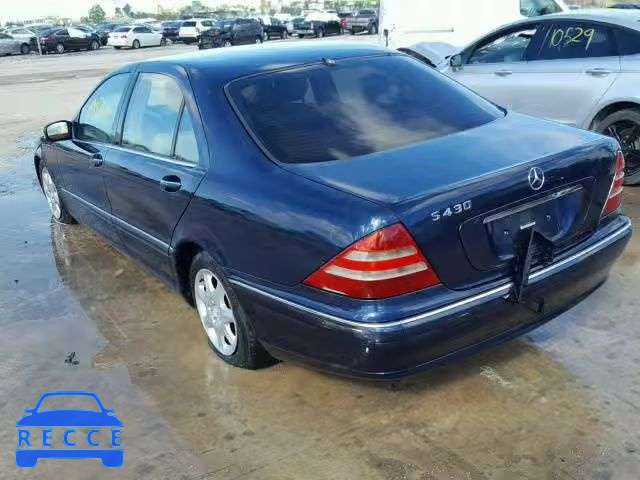 2000 MERCEDES-BENZ S 430 WDBNG70J6YA110378 зображення 2