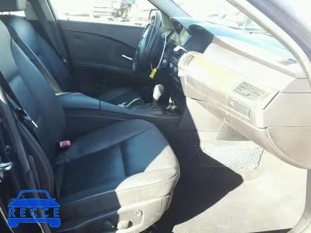 2005 BMW 530 I WBANA73545B817936 image 4