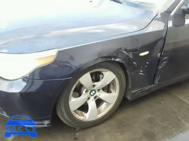 2005 BMW 530 I WBANA73545B817936 image 8