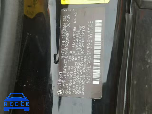 2009 BMW Z4 WBALM53539E162045 image 9