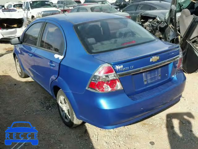 2009 CHEVROLET AVEO LS KL1TD56E49B643896 image 2