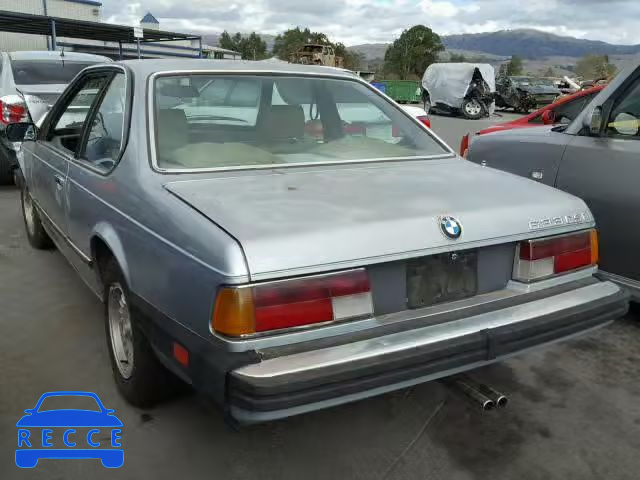 1983 BMW 633 CSI AU WBAEB8404D6995875 image 2