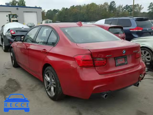 2014 BMW 335 WBA3B9C56EP458480 зображення 2