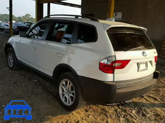 2004 BMW X3 2.5I WBXPA73444WC38882 Bild 2