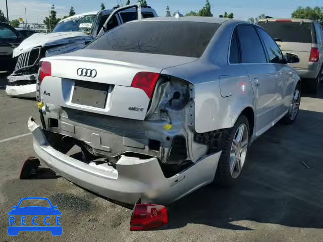 2008 AUDI A4 2.0T WAUAF78EX8A109175 image 3