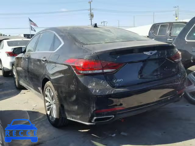 2017 GENESIS G80 BASE KMHGN4JE9HU190544 image 2