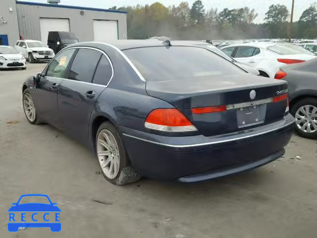 2003 BMW 745 LI WBAGN63423DR11586 image 2