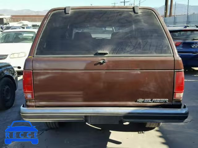 1988 CHEVROLET BLAZER S10 1GNCS18R1J8142934 image 9