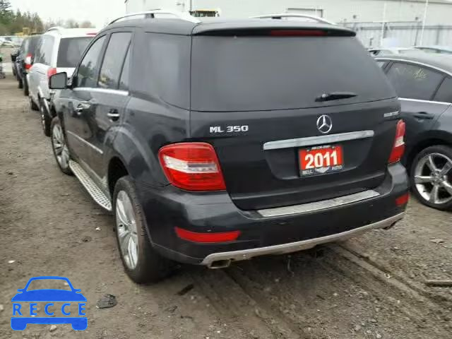 2011 MERCEDES-BENZ ML 350 BLU 4JGBB2FB7BA673156 зображення 2