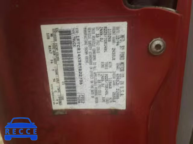 1997 FORD RANGER SUP 1FTCR14X6VTA35602 image 9