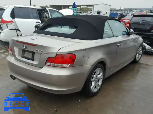 2009 BMW 128 I WBAUN13539VH80740 зображення 3