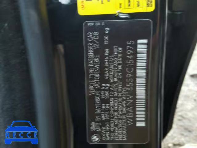 2009 BMW 528 XI WBANV13559C154975 image 9