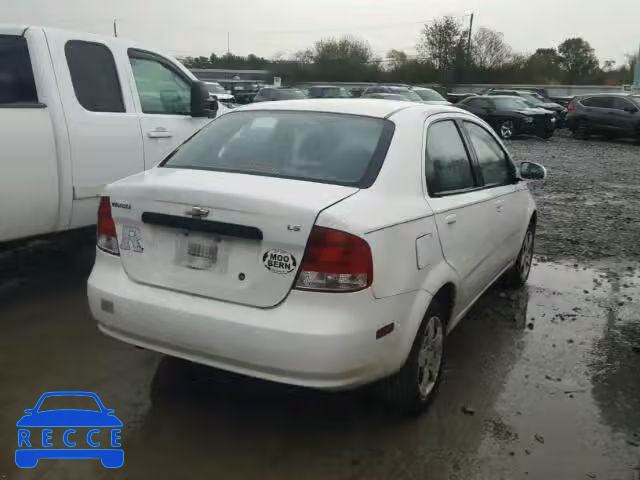 2006 CHEVROLET AVEO BASE KL1TD56606B535215 image 3