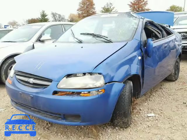 2006 CHEVROLET AVEO BASE KL1TD56606B575407 image 1