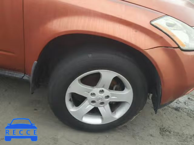 2003 NISSAN MURANO SL JN8AZ08W03W226807 image 8