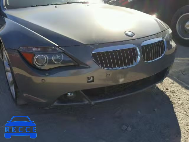 2005 BMW 645 CI AUT WBAEH73445B216089 зображення 8