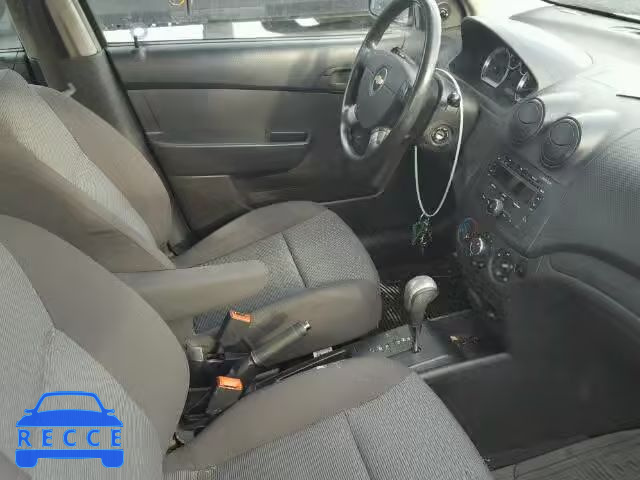 2007 CHEVROLET AVEO BASE KL1TD556X7B103041 image 4