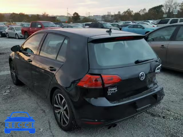 2016 VOLKSWAGEN GOLF S/SE 3VW217AU7GM058689 image 2