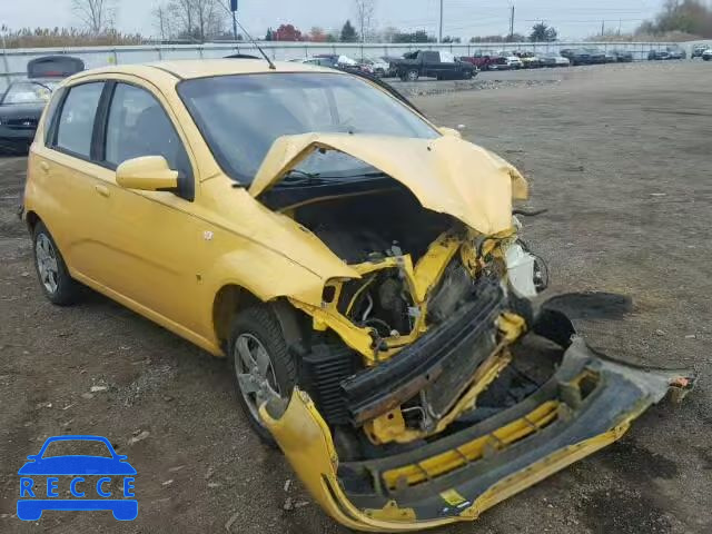 2008 CHEVROLET AVEO BASE KL1TD66658B166392 зображення 0