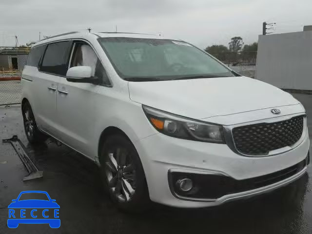 2016 KIA SEDONA SXL KNDME5C16G6147046 image 0