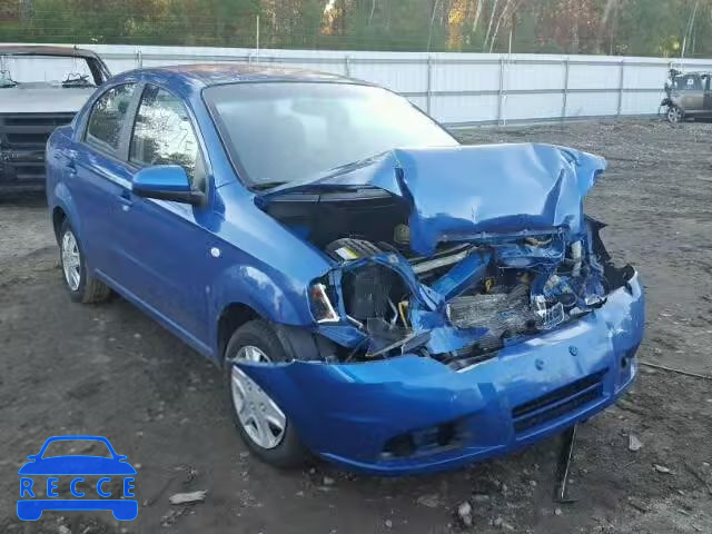 2007 CHEVROLET AVEO BASE KL1TD56687B138949 image 0