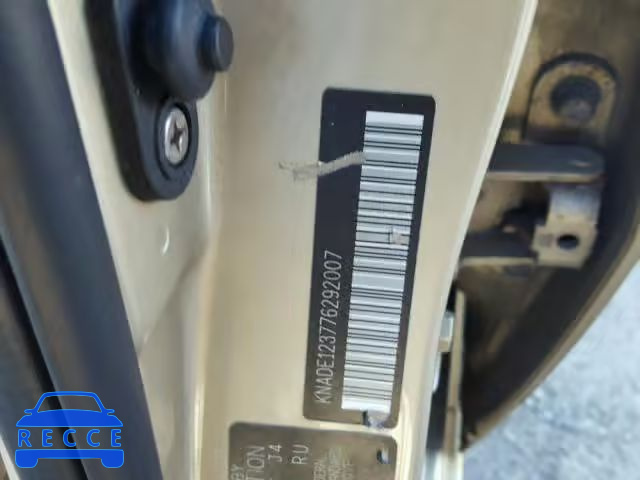 2007 KIA RIO BASE KNADE123776292007 image 9