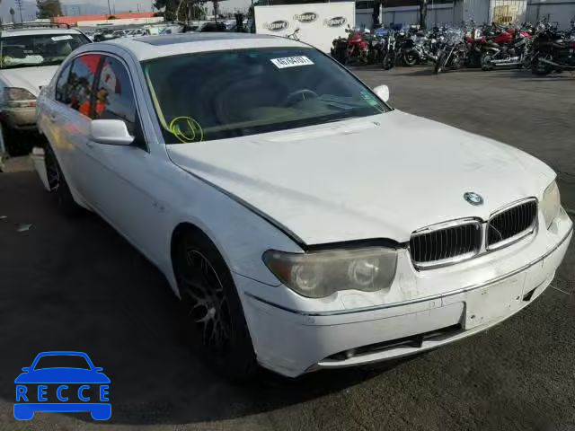 2002 BMW 745 LI WBAGN63442DR06243 зображення 0