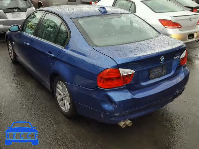 2007 BMW 328 I SULE WBAVC53597FZ72217 image 2