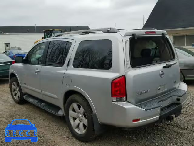 2008 NISSAN ARMADA SE 5N1BA08C88N601218 зображення 2