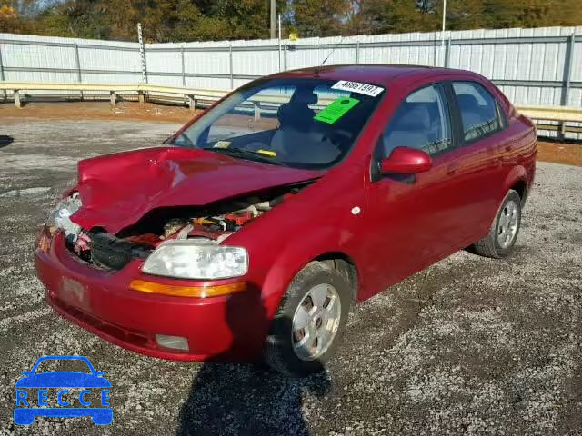 2006 CHEVROLET AVEO BASE KL1TD56636B638127 image 1