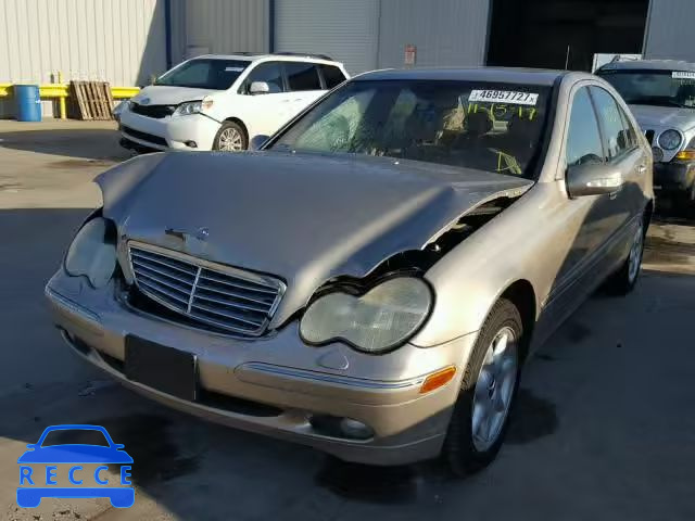 2002 MERCEDES-BENZ C 240 WDBRF61J42E009014 зображення 1